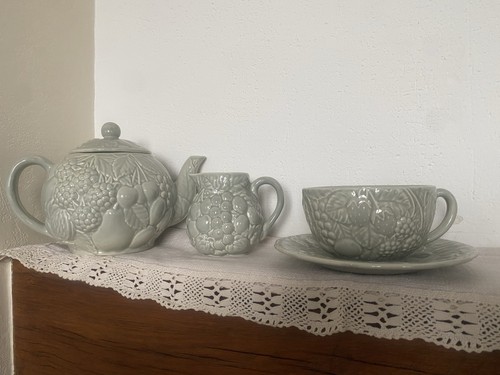 French faïence tea set - faïence,